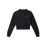 Nike Sportswear Tech Fleece Moteri&scaron;kas trumpas vir&scaron;utinis drabužis su 1/2 užtrauktuku HJ1032-010 M black
