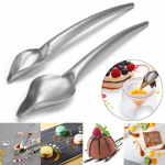 &bdquo;Pasidaryk pats&ldquo; nerūdijančio plieno &scaron;okoladinis &scaron;auk&scaron;tas žydinčių gėlių dekoravimo įrankis 18.6cm by 2.8cm
