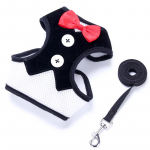 Madingas Bowknot modelio &Scaron;uo Cat Pet Traction Virvė Krūtinės dirželis S