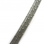 Les Tr&eacute;sors De Lily [N3030] - Bracelet Acier 'Kilimanjaro' gris (5 rangs)