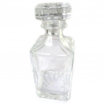 Les Tr&eacute;sors De Lily [N8511] - Coffret cadeau 'Carafe &agrave; Whisky' blanc transparent - 22. 5x9 cm