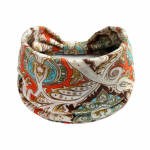 Nauja Boho medvilninė plati galvos juosta moterims anakardžio leopardo gėlių ra&scaron;tu turbano galvos apvyniojimas mazgas plaukų juosta Bandana mergaičių plaukų aksesuarai 55