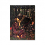 John William Waterhouse Vintage Wall Art Plakatas Magi&scaron;kas apskritimas, raganos drobės tapybos spaudinys Jason ir Medea paveikslėlis namų dekoravimui be rėmelio 60*100cm