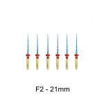 Dantų instrumentas Super File Blue Rotary Pro &Scaron;ilumos aktyvinimo Lanksčios variklio kūginės dildės &scaron;aknų kanalui 21mm F2