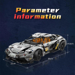 NAUJAS techninis automobilio modelis Koenigseggs GEMARE Sportinis lenktyninis automobilis Statybinės kaladėlės Plytos Mokomosios &bdquo;Pasidaryk pats&ldquo; žaislai Vaikams Gimtadienio dovanos