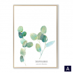 Green Tree Plants Lapų drobės Plakatas &Scaron;iaurės &scaron;alių stiliaus spaudinys Skandinavi&scaron;kas sienų menas Tapyba Dekoracijos nuotraukos Minimalistinis namų dekoras 21cm&times;30cm NoFrame