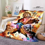 Animacinio visatos valdovo HE-MAN atspausdintas pledas vaikams &scaron;iltas gražus pledas flanelinis mink&scaron;tas ir patogus gimtadienio dovana 75x90cm
