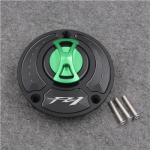 Keyless Motorcycle Fuel Gas Tank cap Cover For Yamaha FZ 1 FZ1 (all juoda