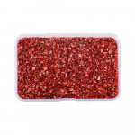 30/50/80 g / dėžutės spalvos smulkinto stiklo akmenų dervos užpildas, skirtas pasidaryk pats epoksidinės dervos formos netaisyklingam kri&scaron;toliniam nagų dailės dekoravimui papuo&scaron;alų gamybai 80g