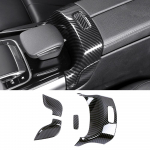 Mercedes Benz B GLA GLB klasės W247 H247 X247 automobilių centrinės konsolės porankio daiktadėžės jungiklių mygtukų rėmo dangtelio apdaila Carbon Fiber Color gray