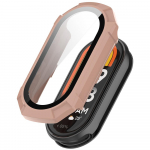Grūdintas stiklas + dangtelis xiaomi Mi Band8 PC buferio ekrano apsaugai Case Shell mi band 8 Priedai For miband 8