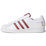 adidas Superstar White Quiet Crimson Unisex sportbačiai, debesų baltumo ir aukso folijos, GY0976 44 brown