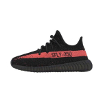 Adidas &bdquo;Yeezy Boost 350 V2 Kids&ldquo;, raudoni vaiki&scaron;ki sportbačiai, juodi, juodi HP6591 35