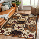 Four Seasons Country Carpet Retro Light Prabangus Svetainė Sofa Kavos staliukas Grindų Kilimėlis Nakvynė ir pusryčiai Miegamojo Kilimas prie lovos Visas danga 200*300CM