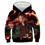 Anime Demon Slayer Džemperis Vaikams Mada Džemperis Berniukų Vir&scaron;ūnės Animacinis Ruduo Kūdikių Mergaičių Džemperiai Kasdieniai Vaikų Su Gobtuvu Berniukų Drabužiai 100