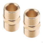 2x Brass Adapter for Pressure Washer 22mm M to Accessory