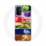 Coque pour Oppo A74 5G Poursuis Tes R&ecirc;ves Split Visages