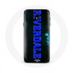Coque pour Samsung Galaxy J7 2017 Riverdale S&eacute;rie Logo bleu