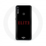 Coque pour Huawei P30 Lite Elite Saison 5 Logo Rouge Fond Noir