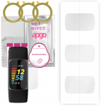 3x apgo Hydrogel ekrano apsauga, skirta Fitbit Charge 5, hidrogelio plėvelė, su pozicionavimo sluoksniu lengvas montavimas