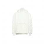 Adidas X Ivy Park Icy Park Vienspalvis Džemperis su Kengūros Ki&scaron;ene ir Pusiau Užtrauktuku Unisex Vir&scaron;utinis Drabužis Baltas H18974 XS