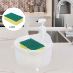 Dish Soap Dispenser and Sponge Holder Kitchen 2 in 1 Gadgets gryna