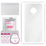 apgo Ultra Clear Protective Skin Sticker for the back compatible with vivo S1 Pro, Wrap Film, Hydrogel Film, Flexible, Soft TPU with positioning layer