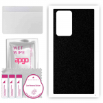 apgo Protective Skin Sticker for the back compatible with Samsung Galaxy Note20 Ultra, Wrap Film, Foil, Vinyl - Pattern Matte Black