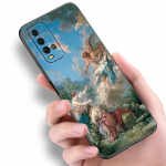 Renaissance Art Painting telefono dėklas, skirtas Xiaomi Redmi Note 5 6 9T K20 K40 K50 Pro 7A 8A 9A 9C 9i 10A 10C A1 S2 TPU juodas dangtelis Redmi Note 5(Pro)