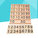 Spalvoti karoliukai Baras Žaislas Matematika Žaislai vaikams Matematika Mokymo priemonės Mokomoji medinė Vaikų