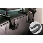 Universalus automobilio galvos atramos galinės sėdynės kablys 2 vnt. sėdynės pakabos transporto priemonės laikiklis 2pcs