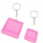 4 VNT./RINKINYS Nuotraukų rėmelio raktų pakabukas Epoksidinės dervos forma Auskarų pakabukas Silikoninė forma Polimerinio molio papuo&scaron;alų vėrinio forma &bdquo;Pasidaryk pats&ldquo; dervos amatai