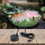 Garavimo talpa Ml H Fogger LED pilni žibintai USB rūko gamintoja juoda