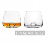 FINALIS Viskiui Stiklinė Pigi Vietinio Vyno Gėrimo Taurė Apvali Paauk&scaron;tintu Pagrindu Viskiui Stiklas Sūkurys Kri&scaron;tolas Brendžio Snifteris Alaus Bokalas Arbatos Puodelis 2 Pcs Glass 245ml 10oz