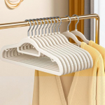 1/3/5/10 vnt. Drabužių kabykla, neslysta, sutir&scaron;tinta, sklandi, nesubraižyta besiūlė Puiki apkrova nerūdijantis be deformacijos &scaron;lapias sausas dvejopo naudojimo 10pcs