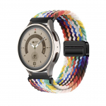 20 mm 22 mm magnetinis pintas nailono dirželis, skirtas Samsung Galaxy Watch 6 5 4 apyrankės diržas Huawei Watch 4 Pro/GT3 Pro Amazfit GTR4 Band Smartwatch apyrankė 20mm įvairiaspalvis