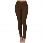 Moteri&scaron;kos laisvalaikio kelnės Slim Fashion Fit Elastic Jeans Pants Pencil Kelnės XL