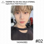 SHINee Taemin 5-asis mini albumas ETERNAL POB fotokortelė SW KT4 Makestar Whosfan Apple Music #1