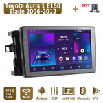 Android Carplay automobilinis radijas, skirtas Toyota Auris 1 E150 Blade 2006-2012 Multimedijos grotuvo galvos blokas Stereo GPS navigacija BT WIFI 4+64GB 1+16GB