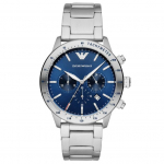 Emporio Armani AR11306 Nerūdijančio plieno vyri&scaron;kas laikrodis sidabras