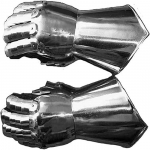 Viduramžių &scaron;arvų pir&scaron;tinės, plieninės pir&scaron;tinės, &scaron;arvų pora | Viduramžių riterio kostiumas| Warrior metalinė pir&scaron;tinė 33 cm