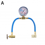 R134a oro kondicionavimo freono įkrovimo žarnos matuoklio rinkinys Automobilių kondicionavimo įrankiai Oro 1/2 colio adapterio papildymas dujų &scaron;altne&scaron;is