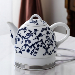 220V 1L mini elektrinis virdulys buitinis keraminis ne&scaron;iojamas vandens virimo puodas automati&scaron;kai i&scaron;sijungiantis mini daugiafunkcis viryklė 220V&us