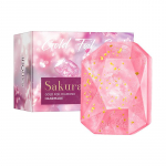 Auksinės folijos deimantų rankų darbo eterinio aliejaus muilas valo odą nuo purvo ir ne&scaron;varumų bei turi ilgai i&scaron;liekantį kvapą. Tinka visiems odos tipams Cherry blossoms