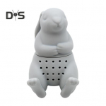 Triu&scaron;io arbatos sietelis Silikoninis triu&scaron;io formos arbatos plikytuvas Daugkartinio naudojimo lapelių žolelių prieskonių filtras Sieteliai arbatinuko dekorui pilka