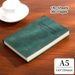 A4/A5/B5 mink&scaron;tos odos sąsiuvinis, linijuoti puslapiai, verslo susitikimų įra&scaron;ų knygelė, bloknotas, mokinio dienora&scaron;tis, dalyko užra&scaron;ai, 180 lapų A5