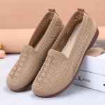 Moteri&scaron;ki vasariniai &bdquo;Slip On Go Walk&ldquo; batai, patogūs vaik&scaron;čiojimo sportbačiai &bdquo;Memory Foam&ldquo; laisvalaikio batai Megzti baleto batai Lengvi batai, skirti vaik&scaron;čioti 38