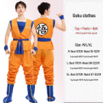 Dragon Ball Z kostiumas: Gokas, Kame Master, Piccolo vaidmenų žaidimas Helovinui ar sceniniam pasirodymui Extra Large