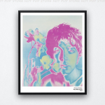 Richardas Avedonas akmenskaldžių kolekcija, britų legendiniai dainininkai, muzikos drobė, plakatas, prabangus esteti&scaron;kas dekoras namams, kambariams 21*30cm No Frame