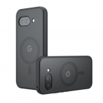 Magsafe Magnetinis Akrilinis Matinis Dėklas Google Pixel 9A 9 A Smūgiams Atsparus Skaidrus Dangtelis Bamperis Pixel9A 9 Pro XL For Pixel 9A juoda